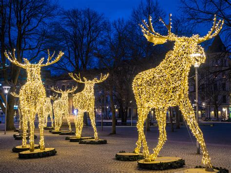 giant reindeer at Raoul Wallenbergs torg Stockholm Sweden | Flickr