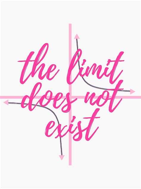 "Mean Girls The Limit Does Not Exist" Sticker for Sale by michellewang1 ...