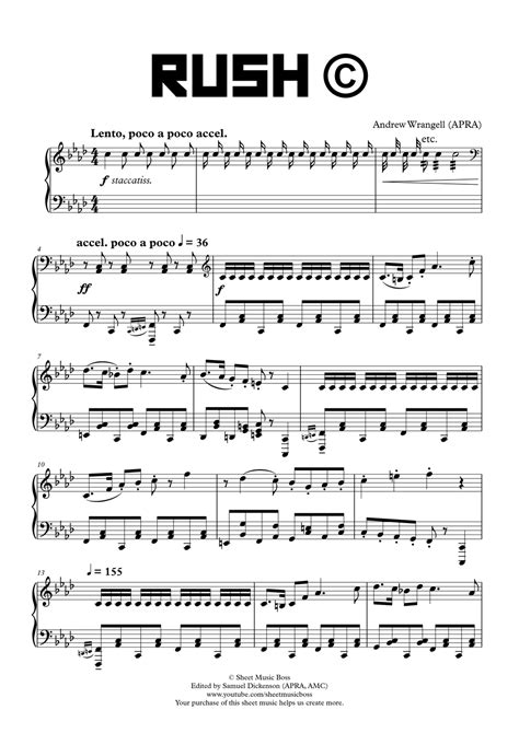 Rush E Sheet Music / Rush E Sheet Music For Piano Solo Musescore Com / Midi by sheet music boss ...