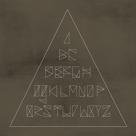 TRIANGLE Font on Behance