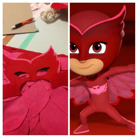 DIY Owlette Costume Diy Pj Masks Costume, Pj Masks Owlette Costume, Diy Superhero Costume, Diy ...