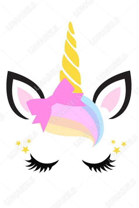 Unicorn SVG, Unicorn, Unicorn Clip Art, Unicorn Head Svg, Clipart, Unicorn Face SVG, Cute ...