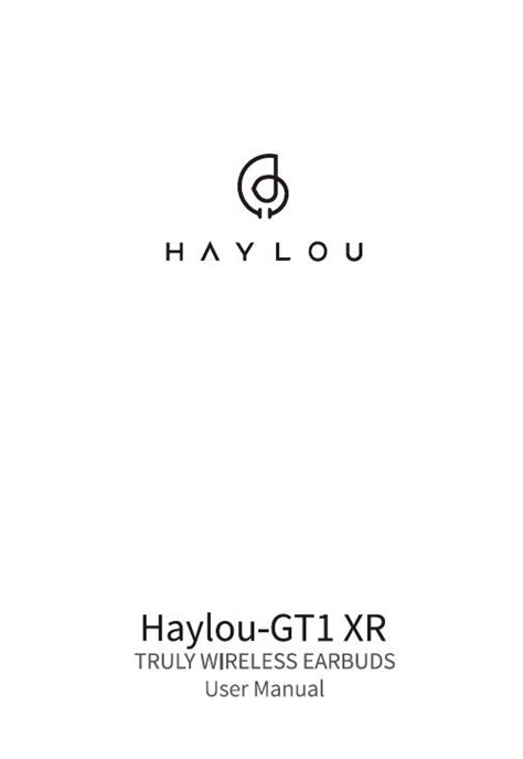 Haylou GT1 XR Manual English Haylou T19 Earbuds Manual Instructions Haylou GT1 XR Pairing Haylou ...