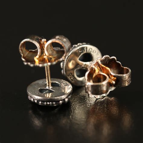 Lagos Sterling Silver Stud Earrings | EBTH