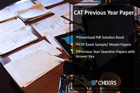 CAT Previous Year Papers - Download Pdf Solution Book of Sample/ Model ...