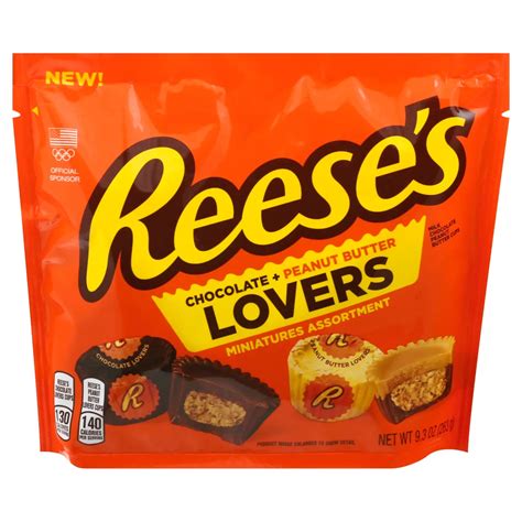 Reese's Chocolate & Peanut Butter Lovers Miniatures - Shop Candy at H-E-B