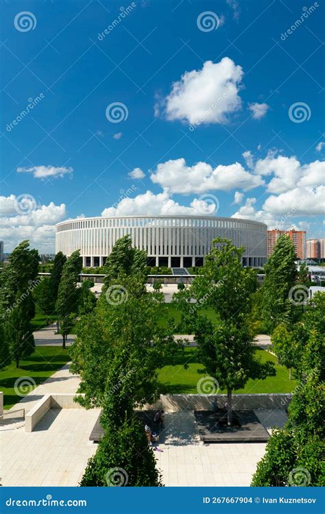 Krasnodar, Russia - July 23 2022: FC Krasnodar Stadium. Coliseum Editorial Stock Image - Image ...