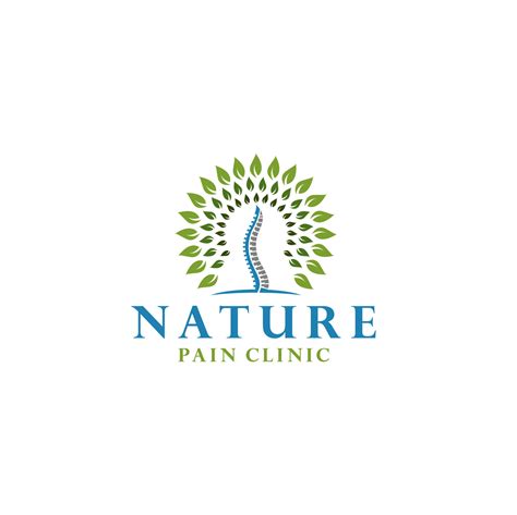 Nature Pain Clinic Logo Design Vector 27559721 Vector Art at Vecteezy