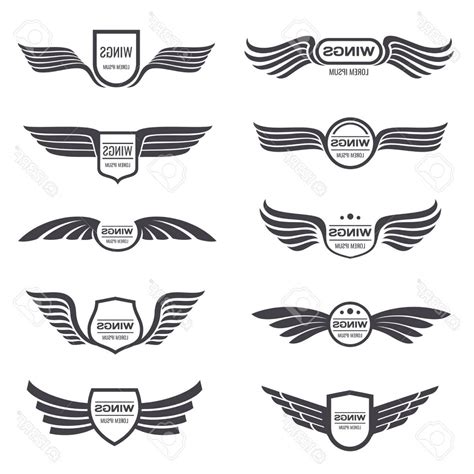 Pilot Wings Vector at GetDrawings | Free download