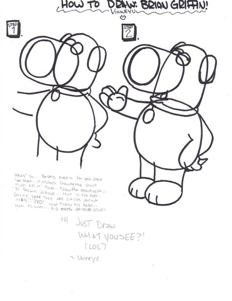 How to draw Brian Griffin p1 by Vinneyv on DeviantArt