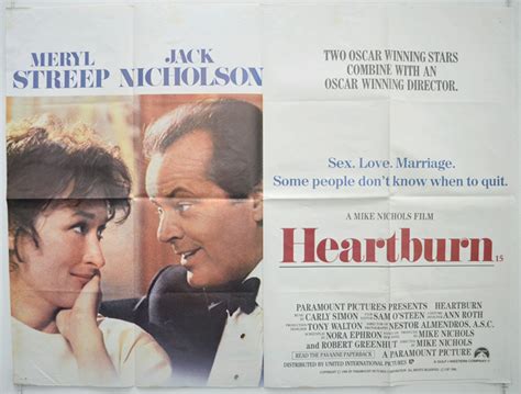 Heartburn - Original Cinema Movie Poster From pastposters.com British Quad Posters and US 1 ...