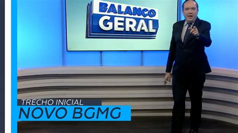 [Full HD] Trecho inicial do Balanço Geral MG com novo grafismo (28/09 ...