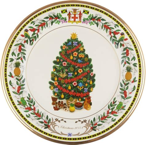 Amazon.com: Lenox 2013 Trees Around The World Jamaica Decorative Plate ...