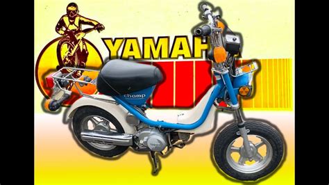 1980 Yamaha Champ lc50 rare vintage scooter/moped - YouTube
