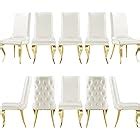 Amazon.com - Home Styles 5177-802 Classic White Pair of Dining Chairs 18"-7/8" W, 22"-1/4" D, 38 ...