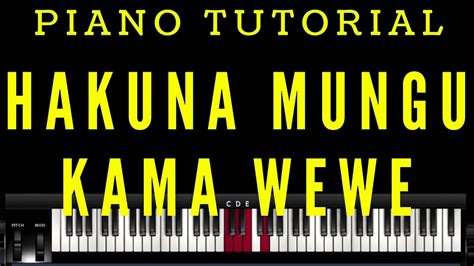 Hakuna Mungu Kama Wewe Chords - Chordify