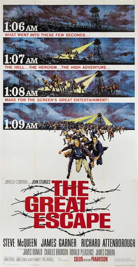 The Great Escape (1963) - Poster US - 2588*5000px