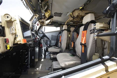 Interior of Foxhound Light Protected Patrol Vehicle in Afg… | Flickr