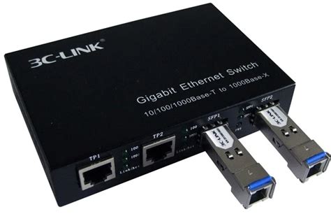 4 Port Gigabit Ethernet Switch 10/100/1000bbase-t To 1000base-x Fiber ...