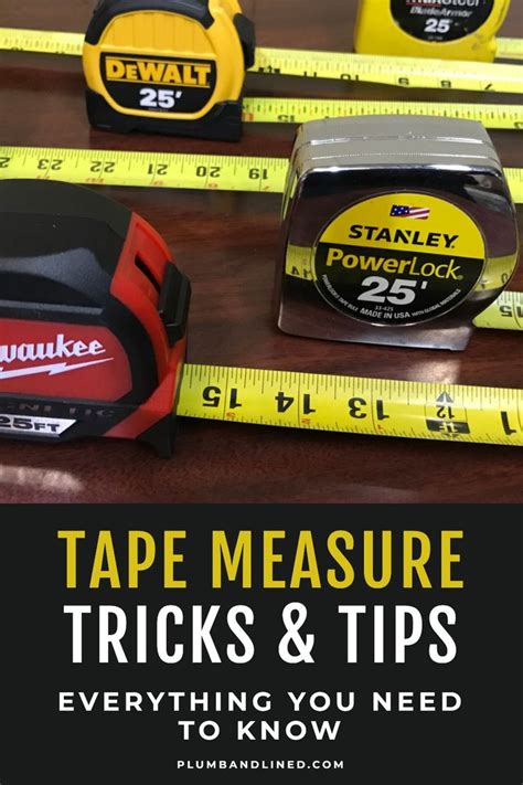 Tape Measure Tricks | Tape measure tricks, Tape measure, Tape