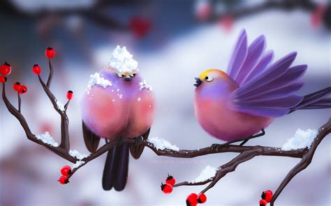 1680x1050 Cute Birds Artwork 4k Wallpaper,1680x1050 Resolution HD 4k Wallpapers,Images ...