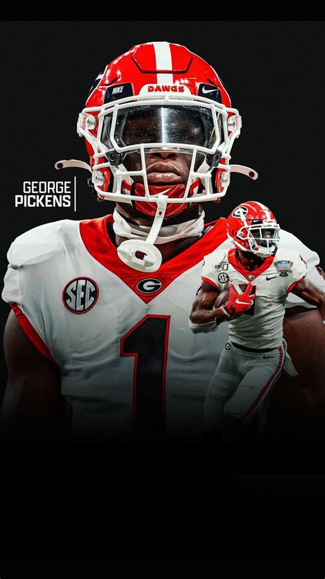 George Pickens Wallpaper - iXpap | Georgia football, Georgia bulldogs football, Football