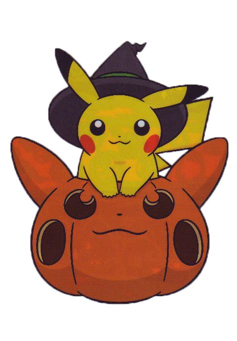 castaform: Transparent Halloween Pikachu for you guys! Original scan ...