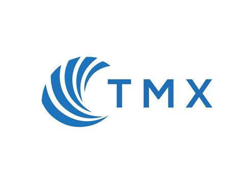 TMX letter logo design on white background. TMX creative circle letter ...