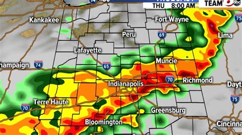 BLOG: Severe weather moves across central Indiana Thursday morning