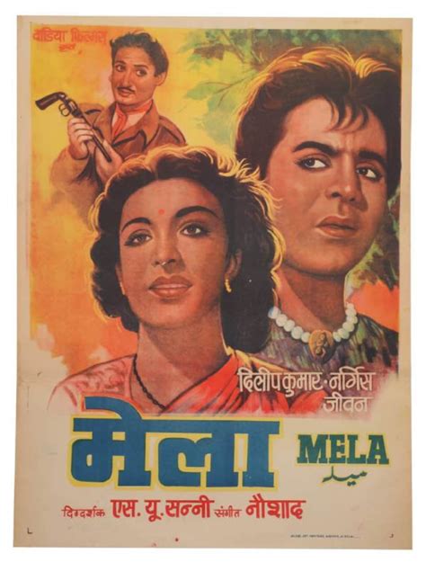 Mela Movie ORIGINAL BOLLYWOOD POSTER Indian Cinema Posters, Vintage ...