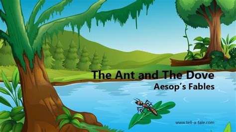 The Ant and The Dove - Bedtime Stories from Aesop's Fables