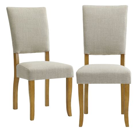 Upholstered Parsons Dining Chair (Set of 2) - Ivory by Walker Edison