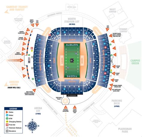 Auburn Tigers Football Stadium Seating Chart - Stadium Seating Chart