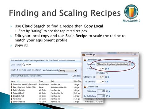 Beersmith scale recipe - expresslasopa