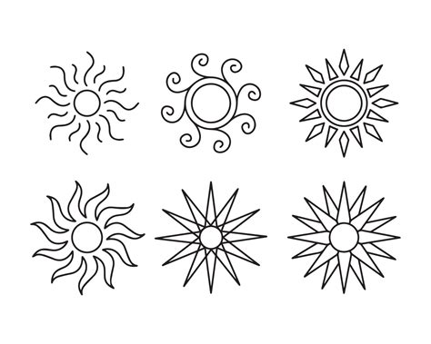 Share 76+ sun tattoo stencil super hot - in.coedo.com.vn