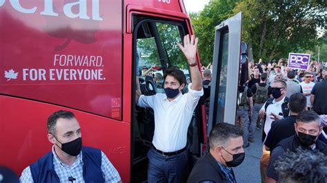 Canada: Justin Trudeau pelted with gravel during election campaign ...