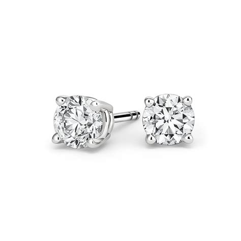 Certified Lab Created Diamond Stud Earrings (2 ct. tw.) in 18K White Gold