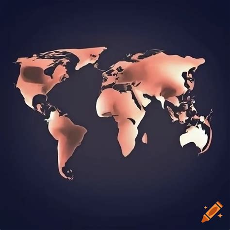 World map on Craiyon