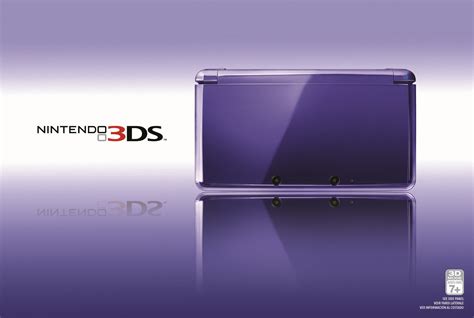 Box art of the Nintendo 3DS in Royal Purple – Game Climate