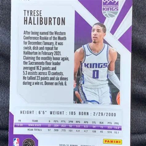 Rookie Tyrese Haliburton Card - CourtSideHeat