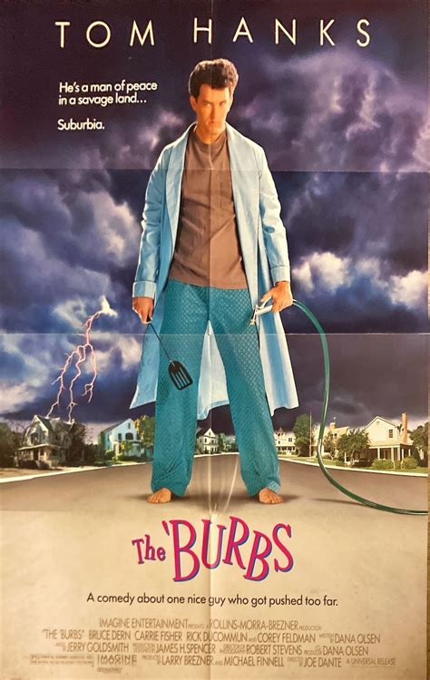 The Burbs 1989 One Sheet Movie Poster Double Sided - Etsy