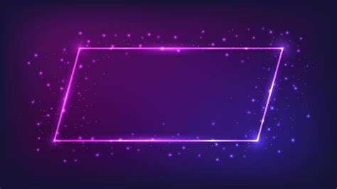 Neon frame with shining effects 38148076 Vector Art at Vecteezy