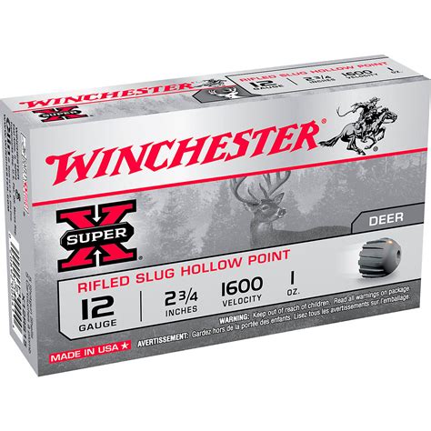 Winchester Smooth Bore 12 Gauge Rifled Slugs | Academy