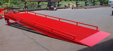 Ground to Dock Ramps - Portable Steel Warehouse Dock Ramps