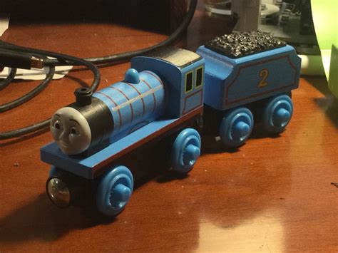 My recent new wooden railway Edward, by TrainFan6090 on DeviantArt