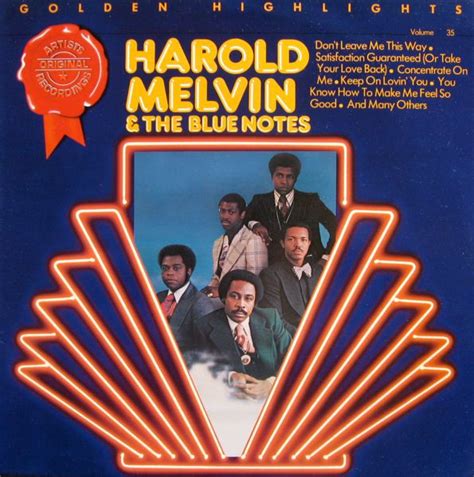 Harold Melvin & The Blue Notes* - Harold Melvin & The Blue Notes (1985 ...