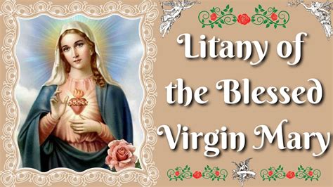 Litany Of The Blessed Virgin Mary - YouTube