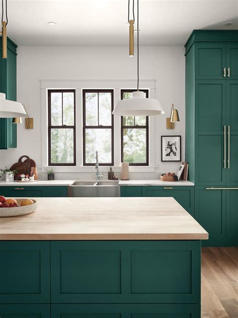 HGTV Home by Sherwin-Williams Announces 2021 Color Palette of the Year | H… | Green kitchen ...