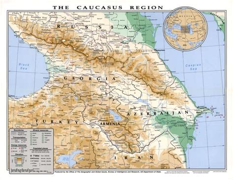 The Caucasus region | Library of Congress