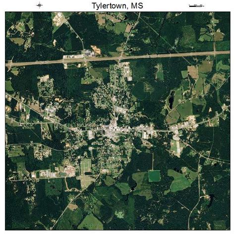 Aerial Photography Map of Tylertown, MS Mississippi